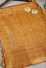 Mustard Colour South Silk Heavy Woven Saree