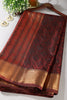 Maroon & Black Dual Tone Silk Woven Saree