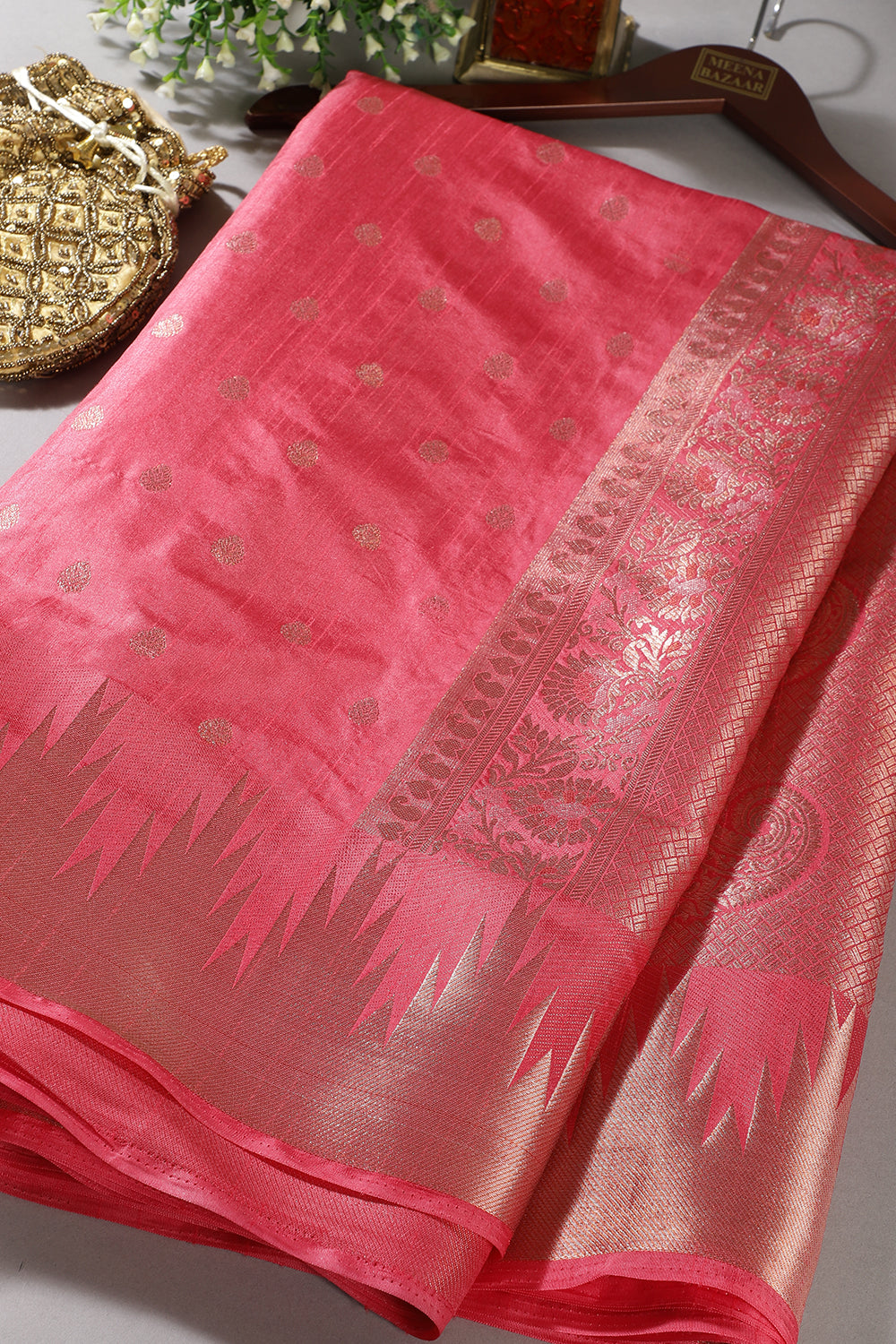 Silk Buta Woven Saree