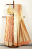 Rani & Gold Dual Toned Silk Woven Banarsi Saree