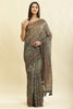 Sage Green Cotton Silk Printed Saree