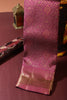 Purple Color Kanjivaram Pure Silk Handloom Gold Zari Saree with Kodi Motifs