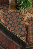 Bottle Green Cambric Cotton Printed And Mirror Wrok Unstitched Suit Material