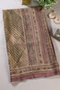 Green Crepe Printed Saree
