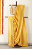 Mustard Soft Silk Zari Woven Saree