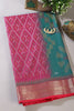 Wine Soft Silk Resham & Zari Woven Saree