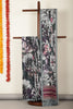 Grey Color Jacquard Silk Lasa Printed Saree