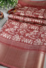 Mauve Color Cotton Silk Printed Saree