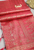 Fuchsia Pink Colour South Silk Heavy Woven Saree