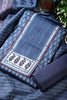 Persian Indigo Color Printed Twill Cotton Unstitched Suit Material