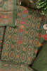 Green Pashmina Digital Printed Unstitched Suit Material