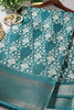 Rama Color Cotton Silk Block Printed Sar