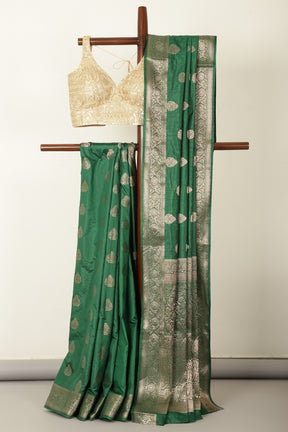 Green Silk Zari Woven Saree