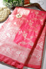 Valentine Red Colour Zari Woven South Silk Saree