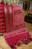 Light Coral Color Chanderi Silk Woven Saree