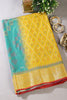 Lemon Yellow Soft Silk Resham & Zari Woven Saree