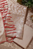 Beige Zari Floral Woven Unstitched Suit Fabric
