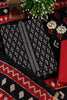Black Ikkat Cotton Printed Unstitched Suit Material
