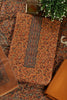 Mustard Pashmina Digital Printed Unstitched Suit Fabric