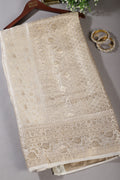 Cream Woven South Silk Saree