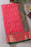 Cardinal Soft Silk Resham & Zari Woven Saree
