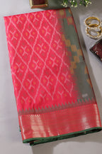 Cardinal Soft Silk Resham & Zari Woven Saree