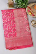 Rani Floral Zaal Woven Silk Banarasi Saree
