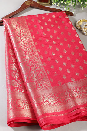 Silk Zari Buta Woven Sarees
