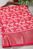 Magenta Pink Color Cotton Silk Printed Saree