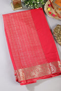 Rani Chinon Crepe Swaroski Work Saree