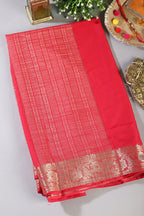 Rani Chinon Crepe Swaroski Work Saree