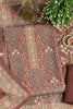 WIne Digital Printed Pashmina Unstitched Suit Fabric