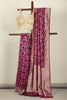 Purple Banarasi Silk Zari Woven Saree