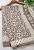 Light Brown Color Cotton Folk Printed Saree