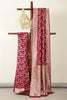Wine Banarasi Silk Zari Woven Saree