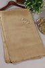 Beige & Golden Color South Silk Zari Woven Saree