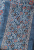 Pacific Blue Chanderi Silk Mirror & Resham worked Unstitched Suit