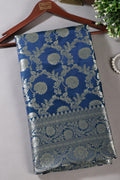 Blue Zari Woven Banarasi Silk Saree