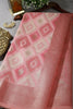 Pink Color Zari Woven Chanderi Cotton Saree