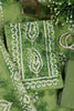 Green Shibori Printed Unstitched Suit Fabric