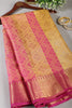 Magenta & Mustard Dual Tone Silk Woven Saree