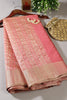 Dark Pink Zari Woven Silk Saree