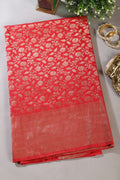 Red Lightweight Banarasi Silk Weaving Saree