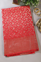 Red Lightweight Banarasi Silk Weaving Saree