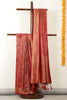 Maroon Zari Woven Soft Silk Saree