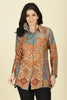 Multi-Color Muslin Printed Tunic Top