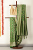 Green Silk Zari & Resham Woven Saree