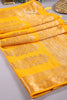 Yellow Colour Cotton Silk Zari Woven Saree