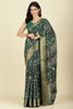Green Cotton Silk Printed Saree
