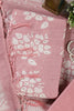 Pink Color Printed Linen Cotton Unstitched Suits